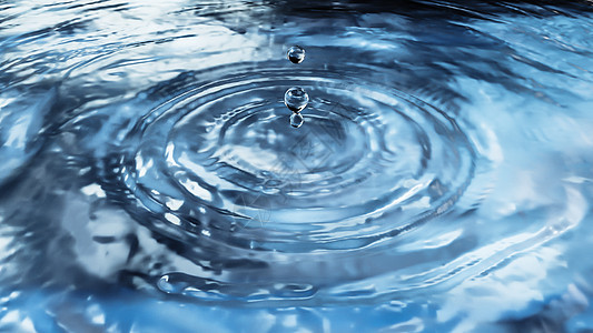 水滴模型背景图片