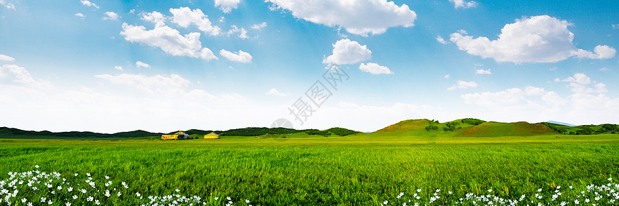 草地背景空旷草地高清图片