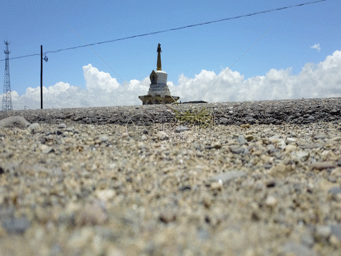 gif动图 实景动图  旅游景点玛尼堆gif.gif 667_500