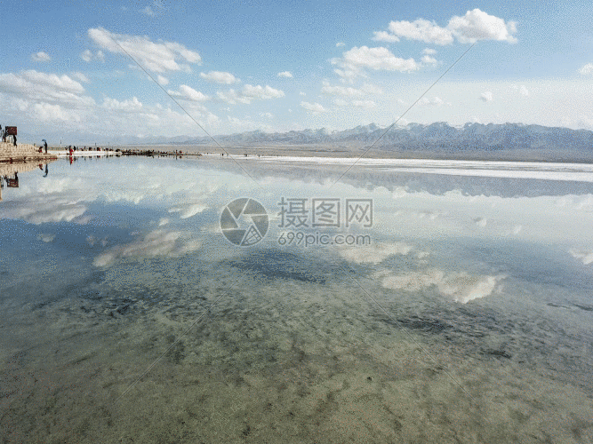 青海湖景点gif动图图片-正版gif素材401346565-摄图网