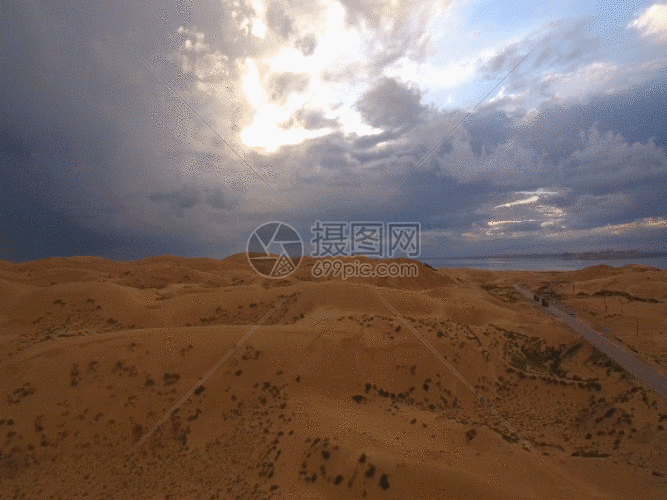 gif动图 实景动图  沙丘公路gif.gif 667_500