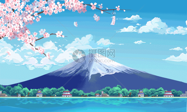 富士山gif图片