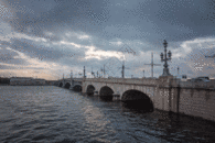 俄罗斯涅瓦河风光gif动图图片