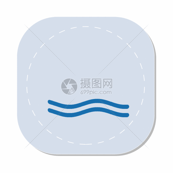 水上运动矢量图标gif