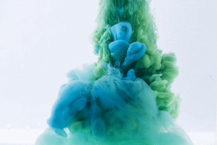 几何背景图抽象彩色水下烟雾gif动图高清图片