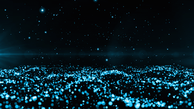粒子海浪动画元素gif