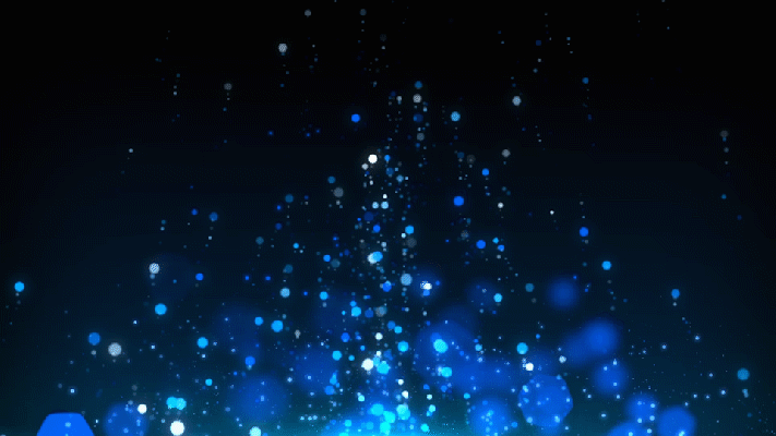 梦幻蓝色粒子光斑舞台背景gif图片