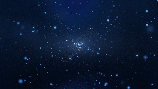 LED蓝色星空粒子gif高清图片