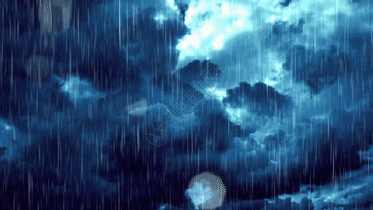 篮球运动背景雷雨交加gif高清图片