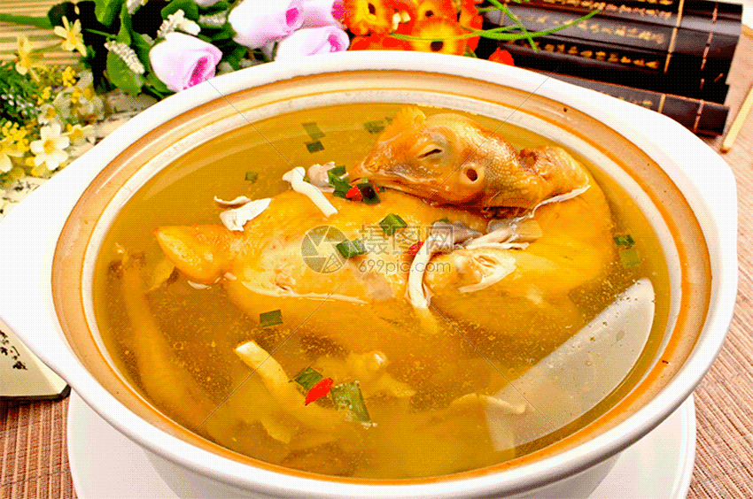 砂锅鸡汤gif动图图片-正版gif素材401404226-摄图网