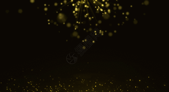 金色粒子闪烁遮罩gif高清图片