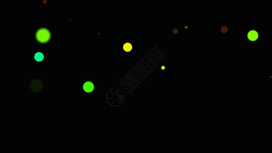粒子光斑背景素材GIF图片