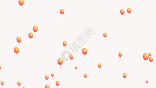 气球红色卡通气球GIF高清图片
