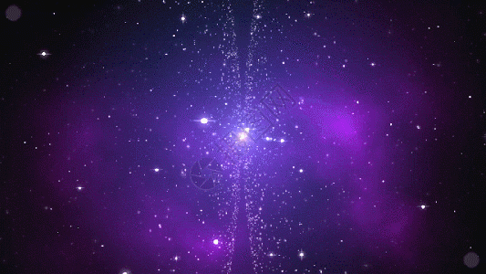 悬念宇宙唯美粒子星空gif高清图片