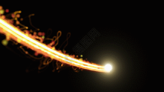 线条光震撼光效粒子gif高清图片