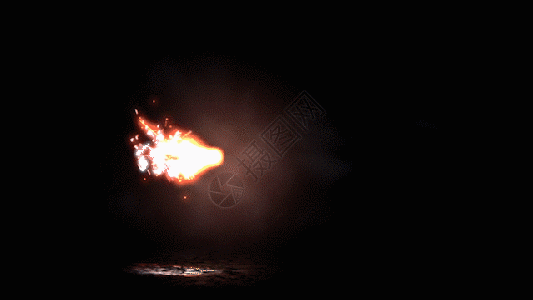 震撼火焰粒子倒计时GIF图片