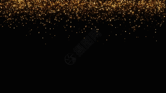 金色粒子雨视频素材GIF图片