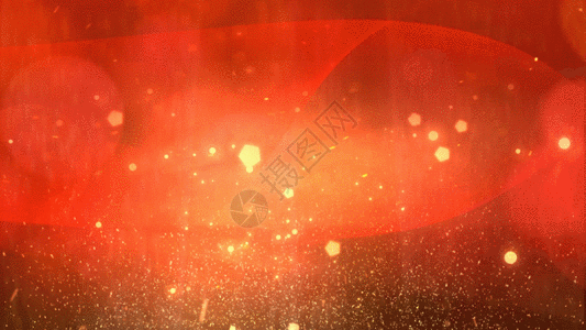红绸粒子动画GIF图片