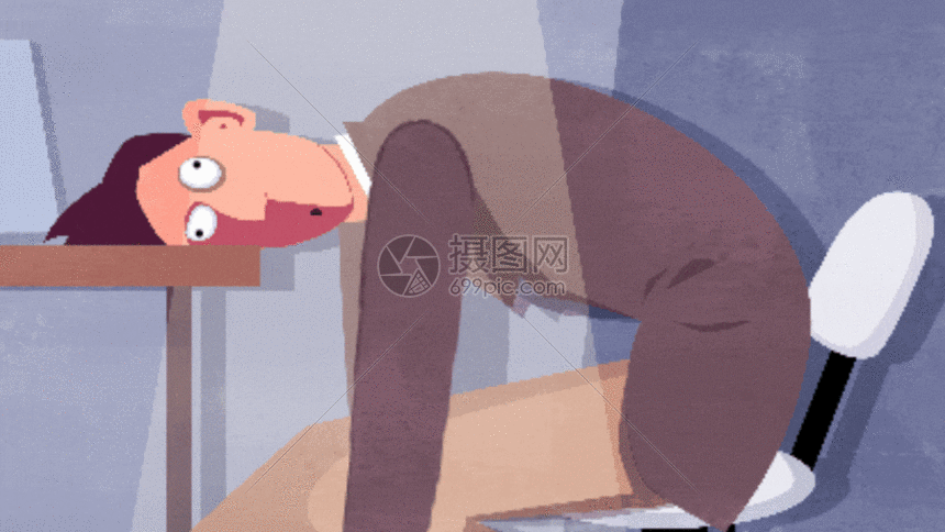 不想上班gif