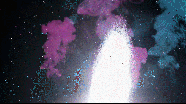 gif动图 动态背景 炫彩水墨爆破动画gif.