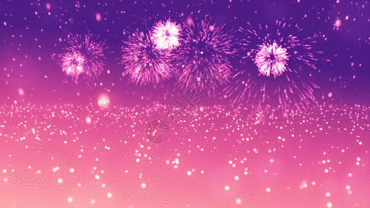 烟花美景动画gif图片素材
