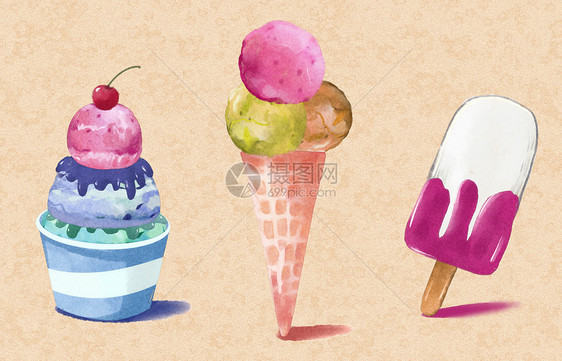 冰淇淋素材图片