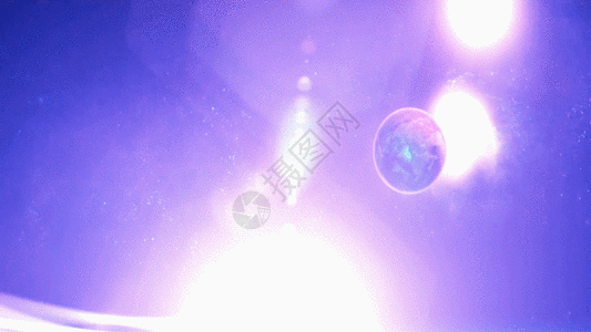 净色背景粒子星空光线动画GIF高清图片