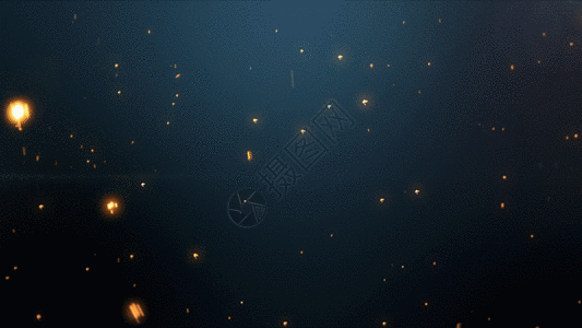粒子火焰旋转动画GIF图片