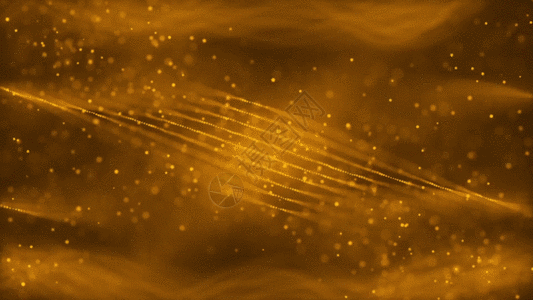 棕黄色粒子动画背景GIF图片