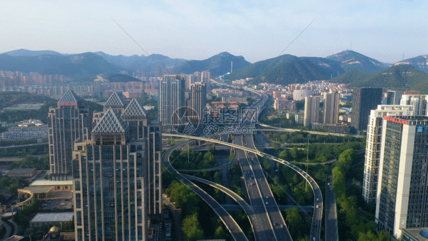 美丽城市建筑环境GIF图片