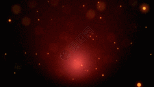 红色粒子动画背景GIF图片