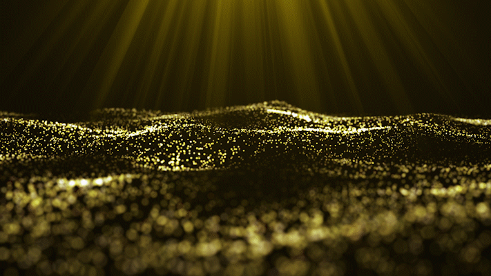 粒子光线海平面动画gif动图图片-正版gif素材-摄