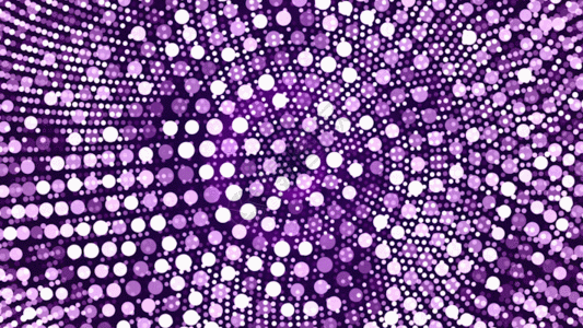 粒子球旋转动画GIF图片