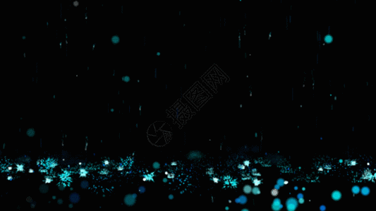 秋天运动粒子雨动画GIF高清图片
