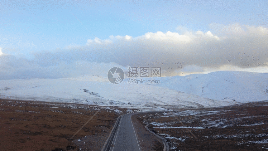 青海雪山GIF图片