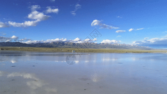 茶卡盐湖GIF图片