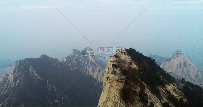 西岳华山 gif