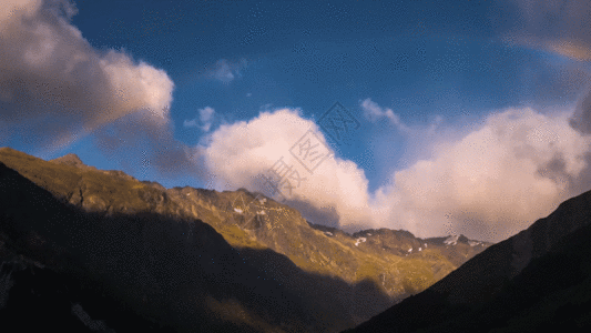 西藏雪山高原 GIF图片