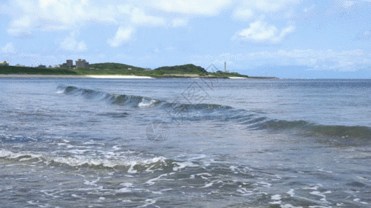 加拿大海滨台湾绿岛大海GIF高清图片