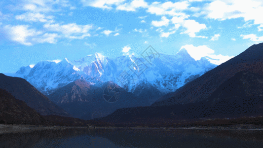 西藏风光西藏青藏高原 GIF高清图片