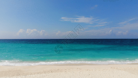 浪漫海岛沙滩GIF高清图片