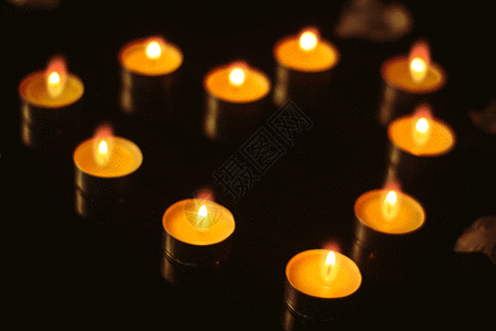 婚礼祝福创意祈福祈祷的蜡烛gif动图高清图片