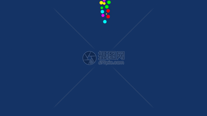 数字1流体小球gif