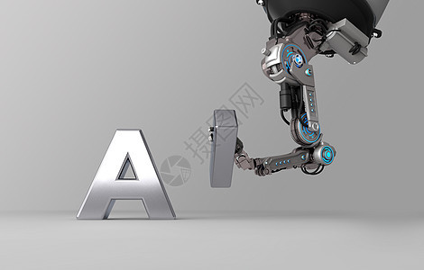 AI人工智能机械臂高清图片素材
