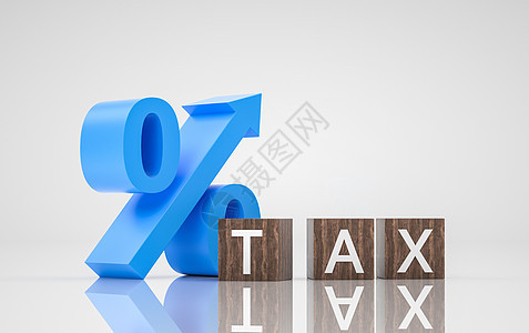 税收比例背景图片