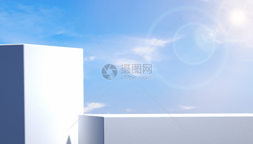 C4D建筑空间图片