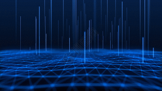 大气蓝色蓝色科技背景GIF高清图片