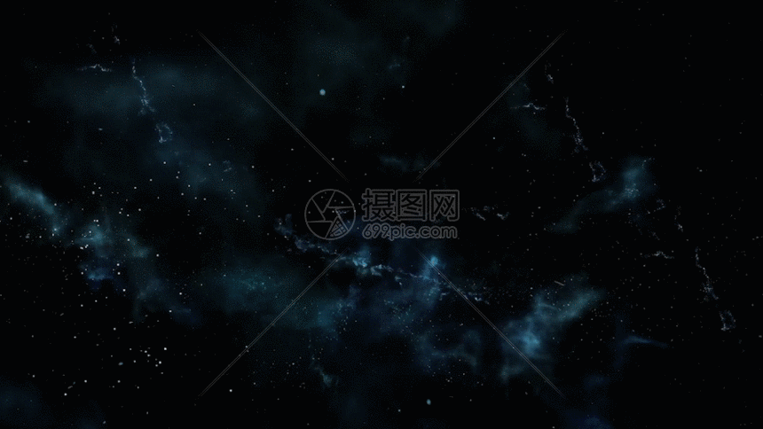 大气星空循环背景GIF图片