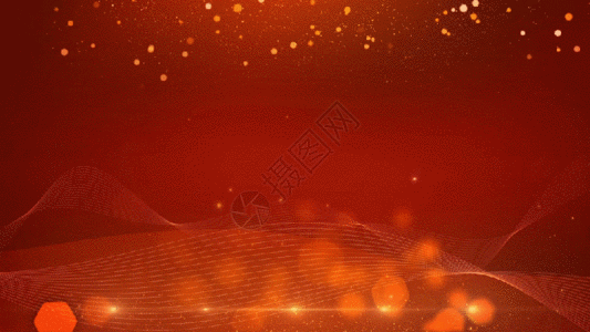 大气光线线条粒子舞台背景GIF图片