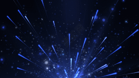 光效大气流星粒子GIF图片